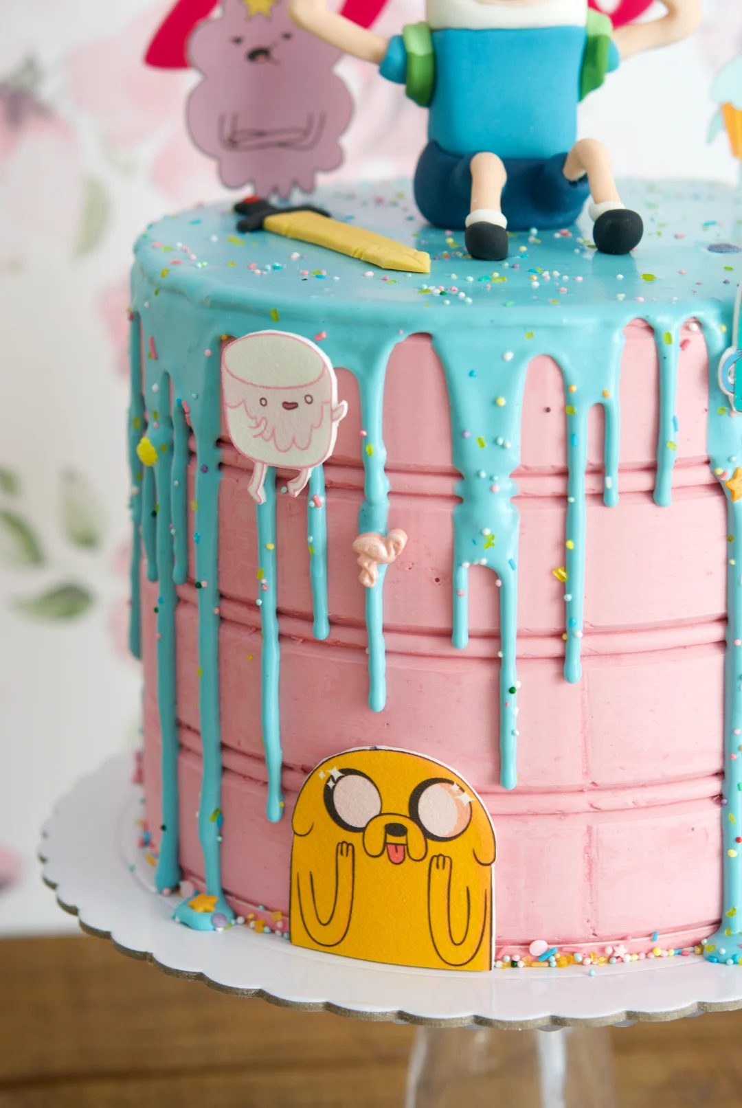 adventure time drip cake