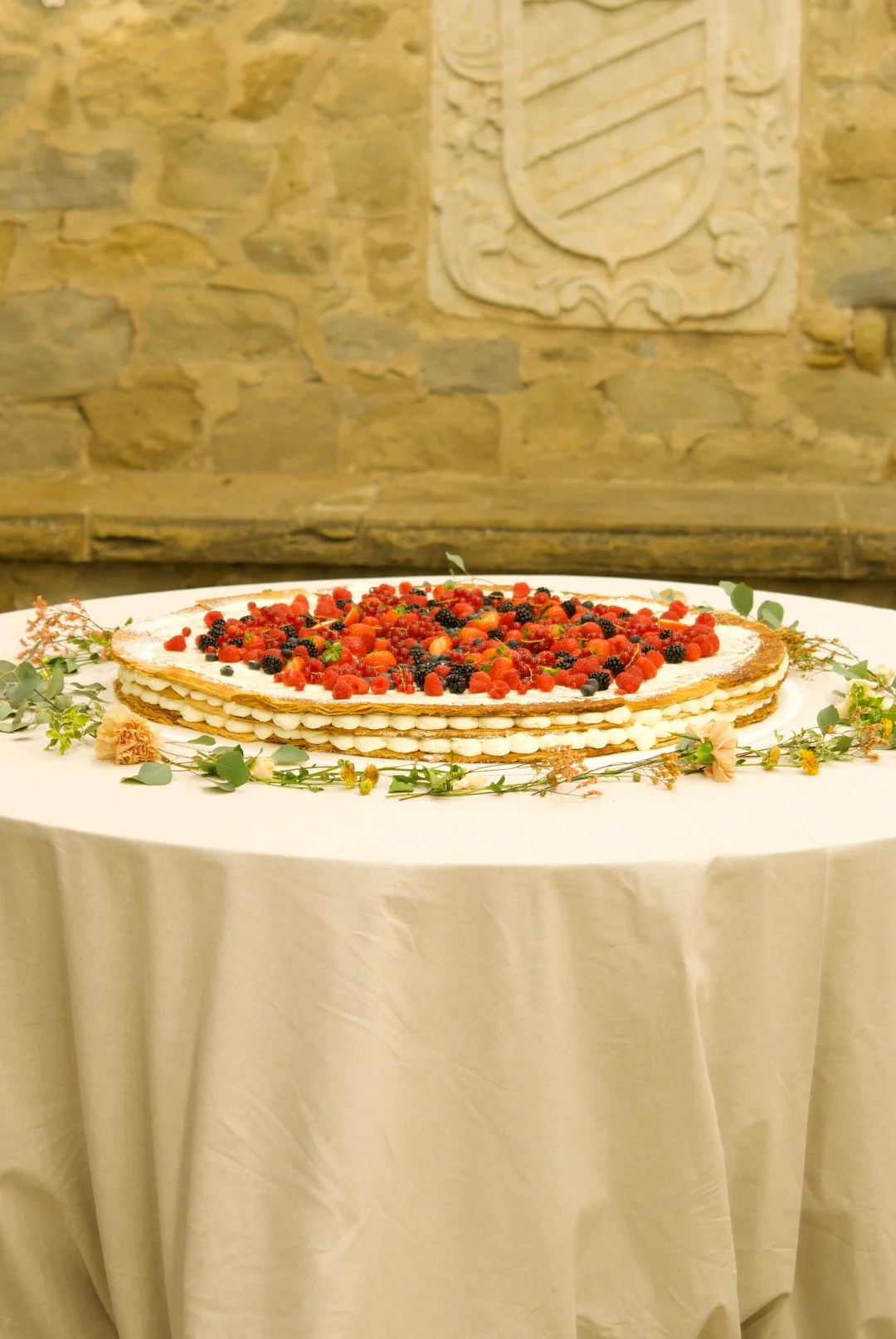 millefoglie wedding cake