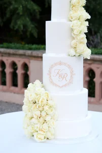 Monogram Luxury Wedding Cake