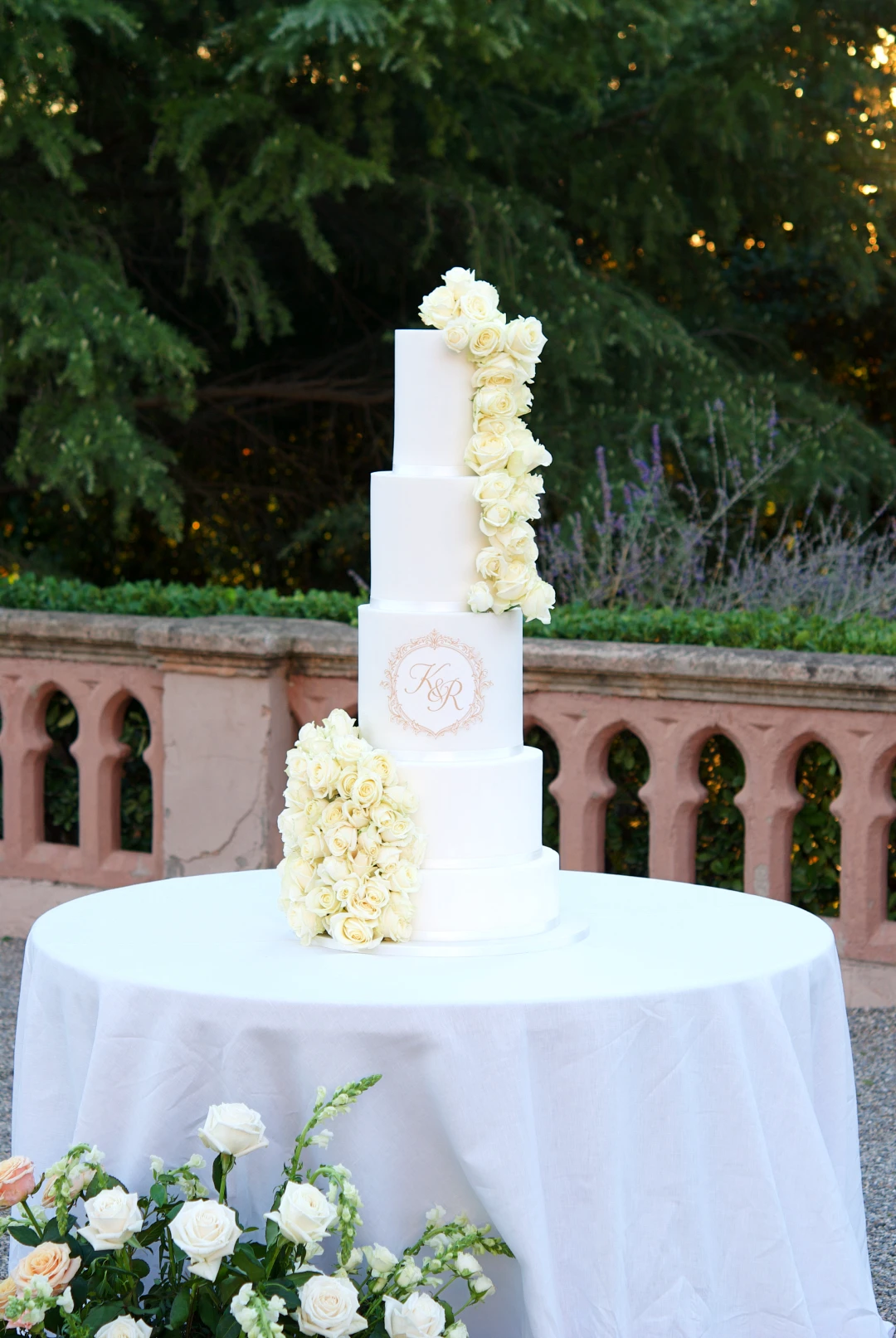 Monogram Luxury Wedding Cake