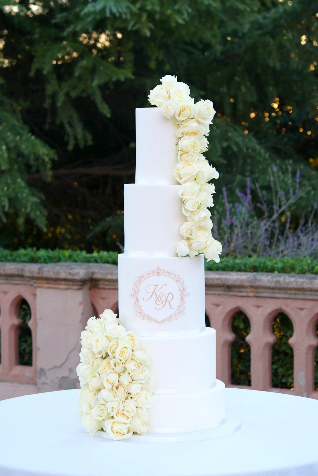 Monogram Luxury Wedding Cake