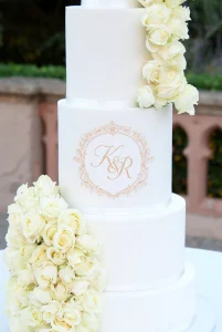 Monogram Luxury Wedding Cake
