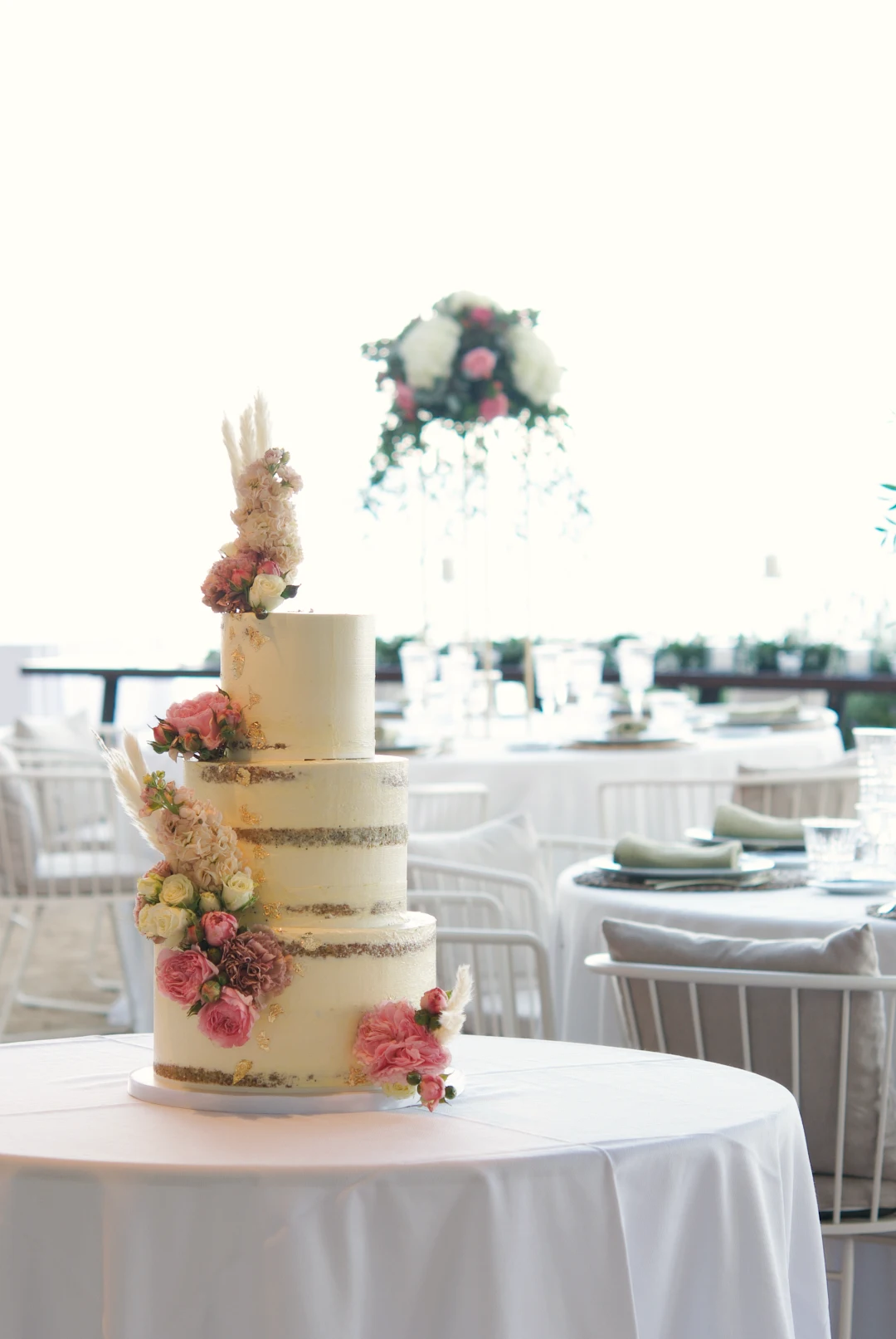 Sea Breeze Naked Cake