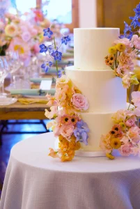 Master class tartas de pisos cream and flowers