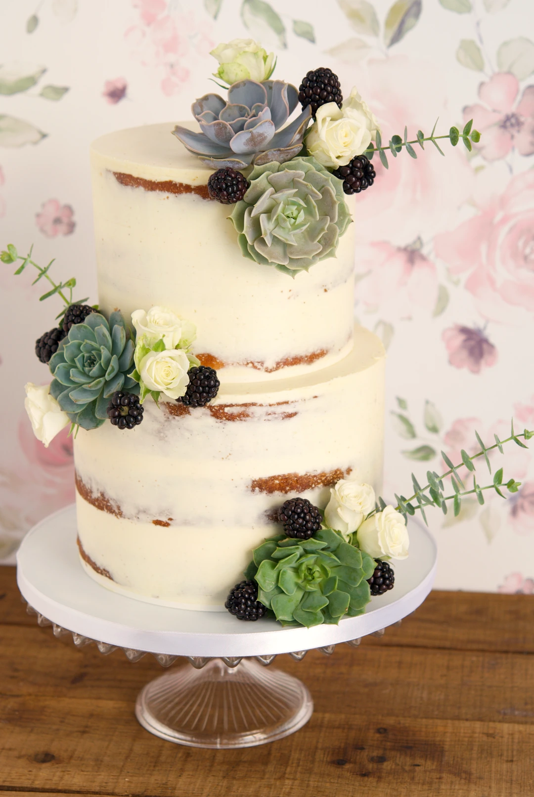 Succulent Baptism cake