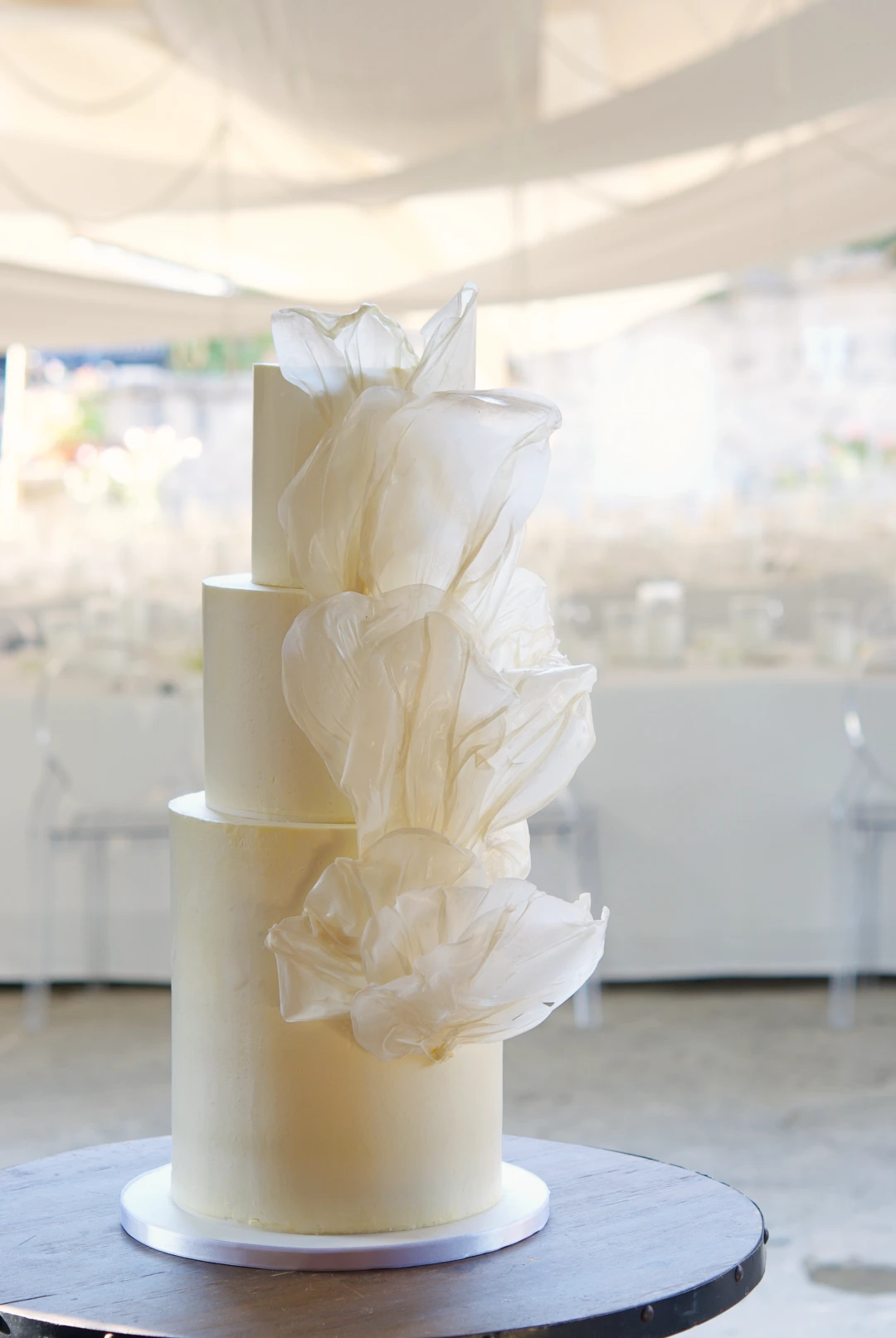 Paper Sails Wedding Cake