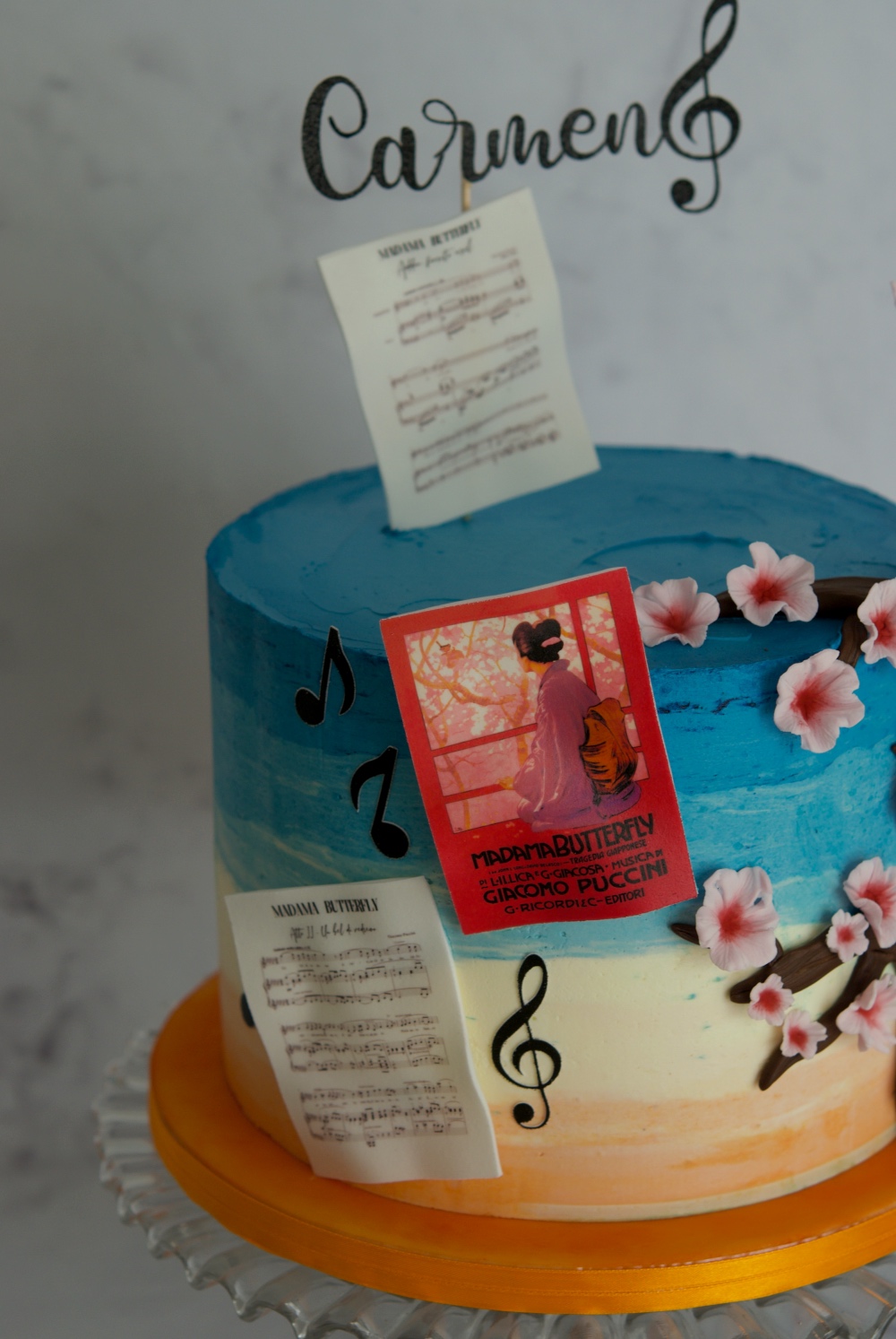 Tarta madama butterfly