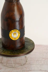 Tarta Botella Cerveza 3D
