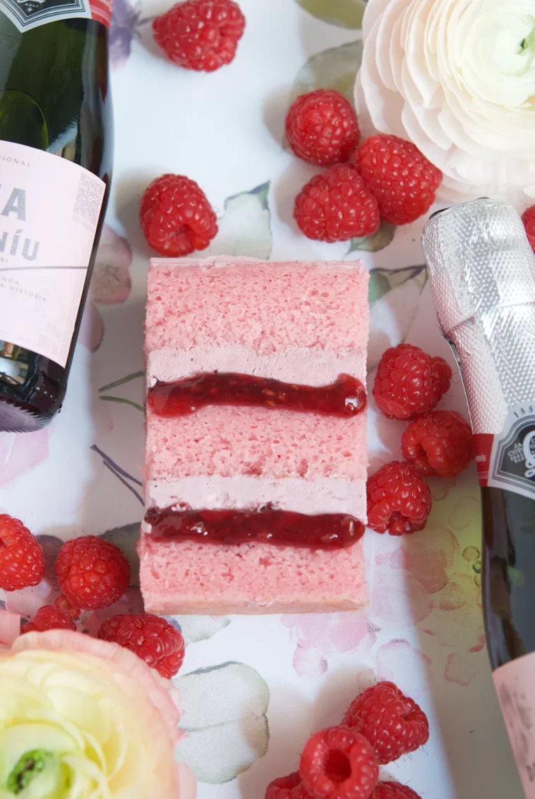 Champagne Rose Velvet Cake