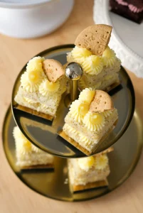 Tarta limon, lemon curd y galleta