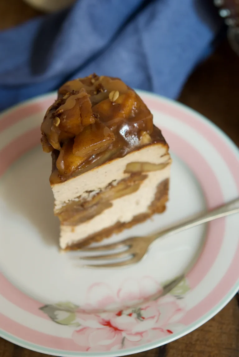 Cheesecake de Manzana y Caramelo Salado