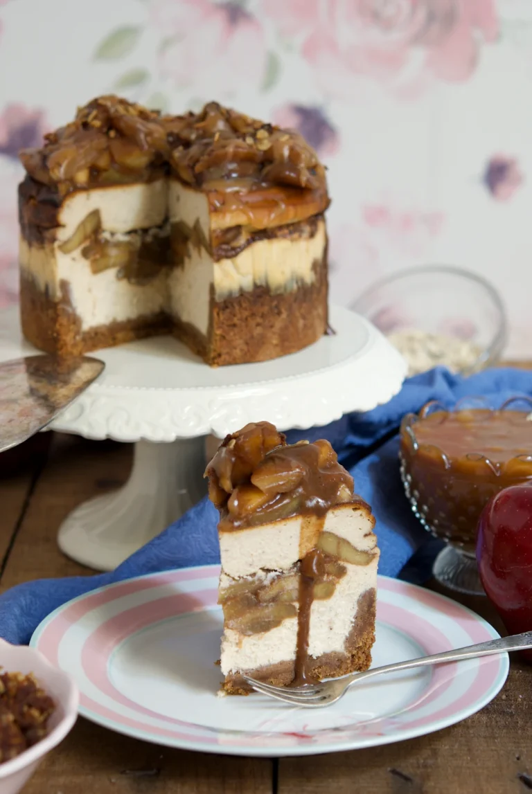 Cheesecake de Manzana y Caramelo Salado