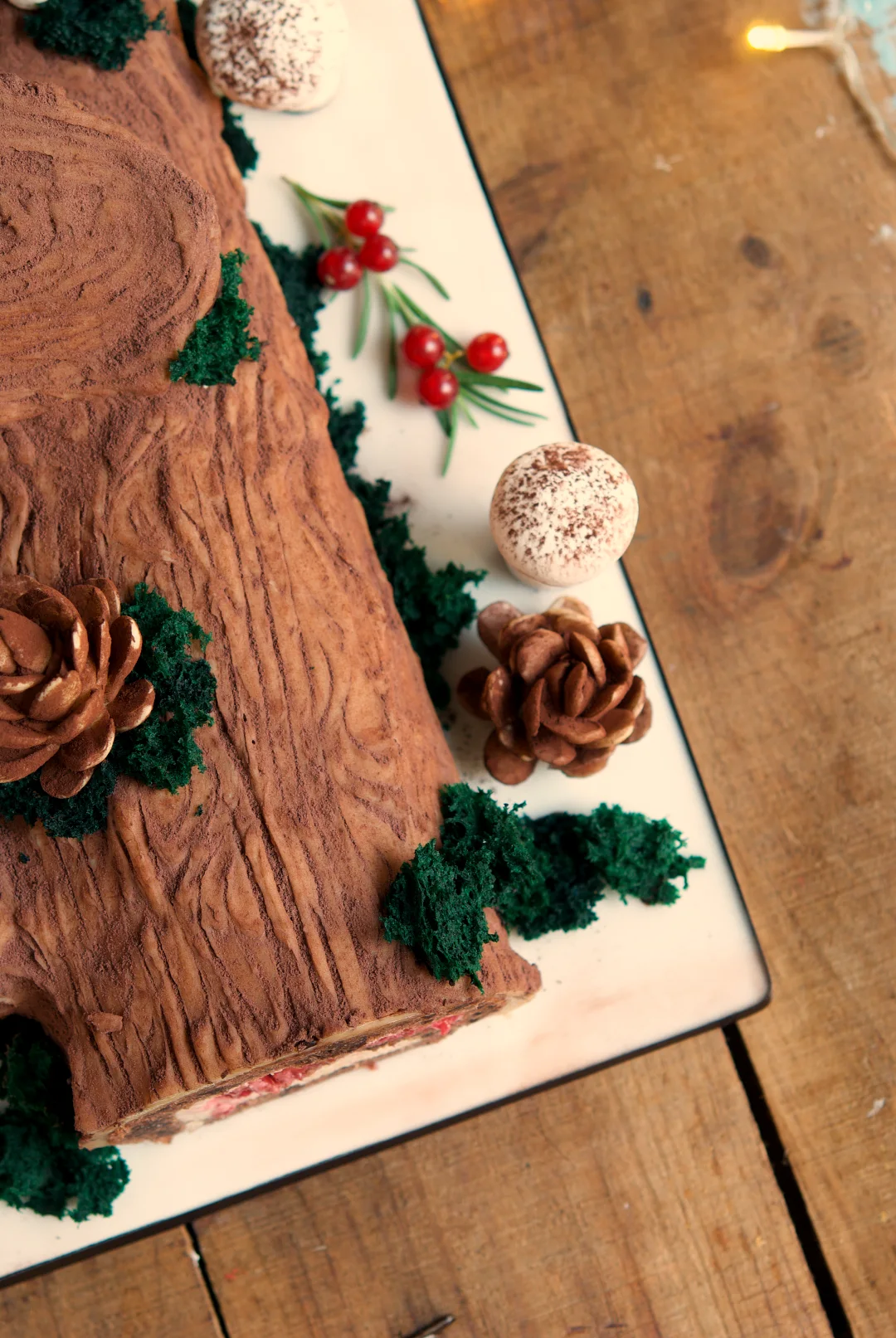 Yule log curso pasteleria navideña