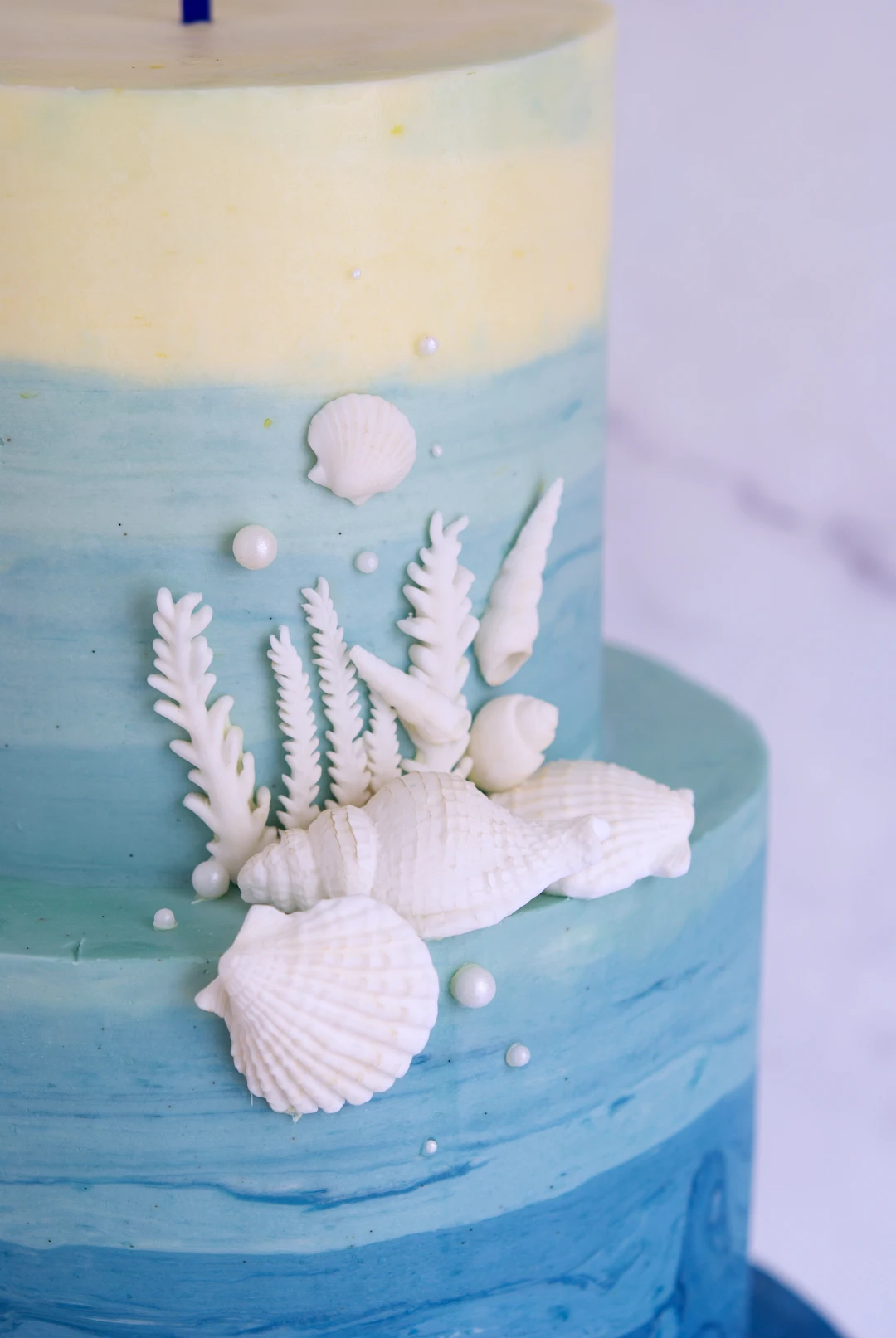 Ocean Lovers Wedding Cake