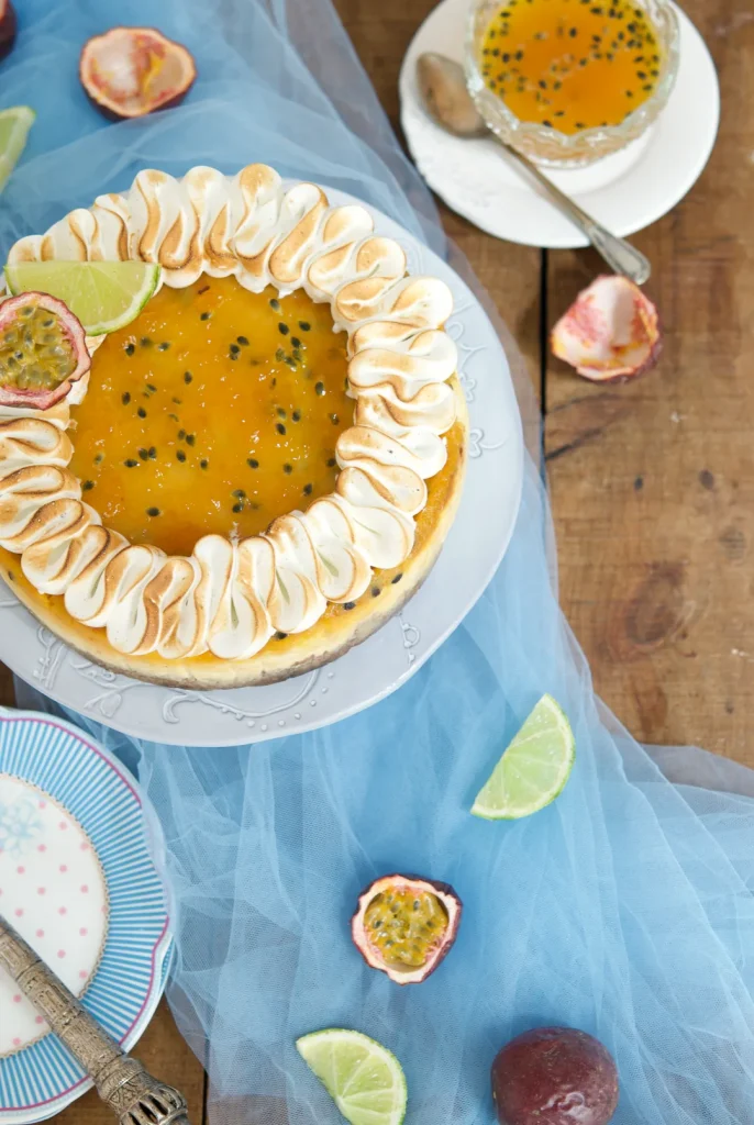 tarta de queso y merengue