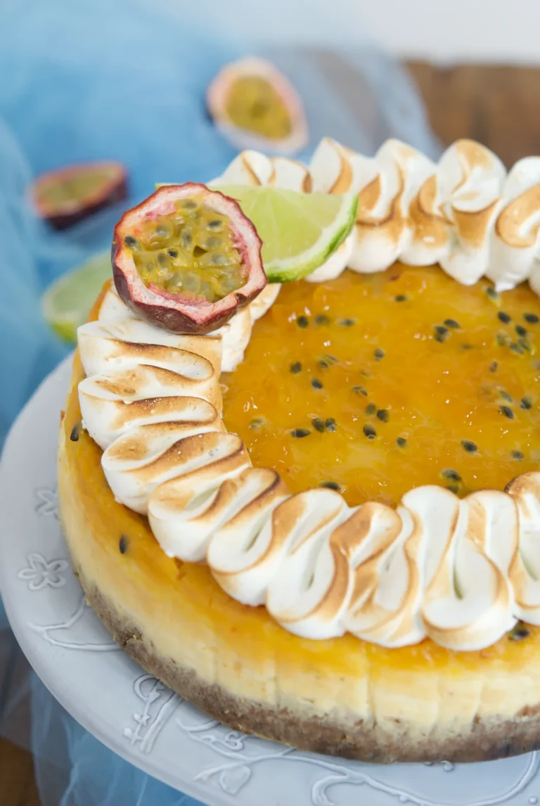 Cheesecake de Maracuyá y Merengue Tostado