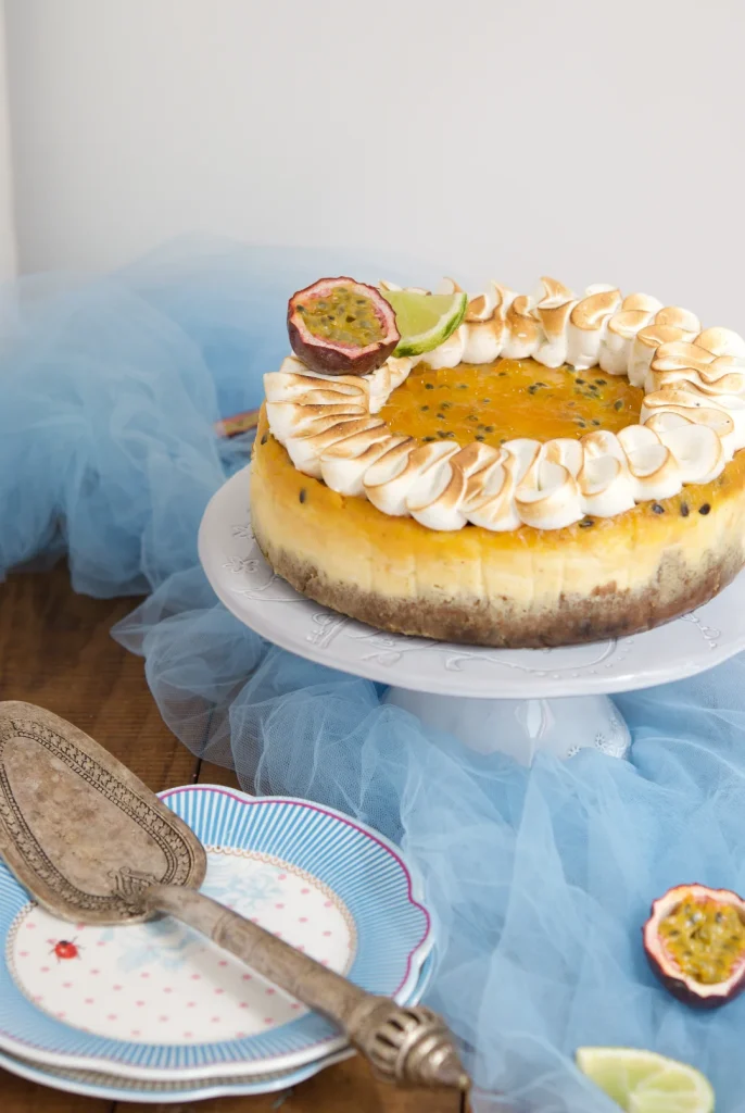 Cheesecake de Maracuyá y Merengue Tostado