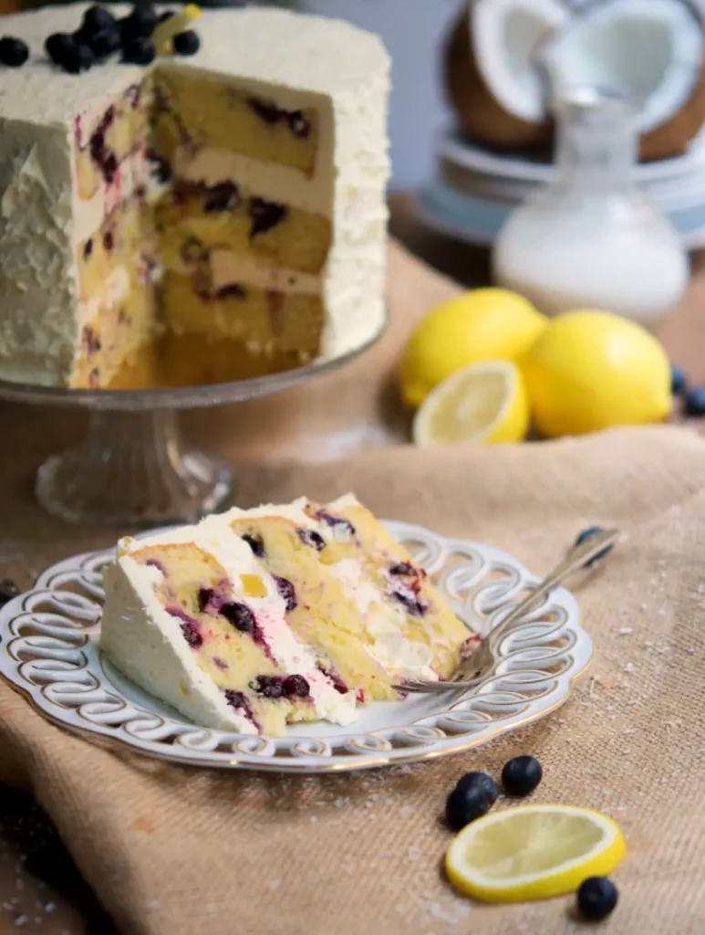 Master Class mesas dulces, tarta de limon y arandanos