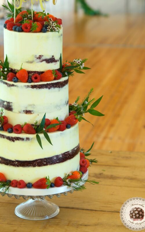 Berries Wedding Cake