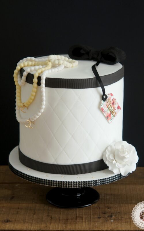 Chanel box cake