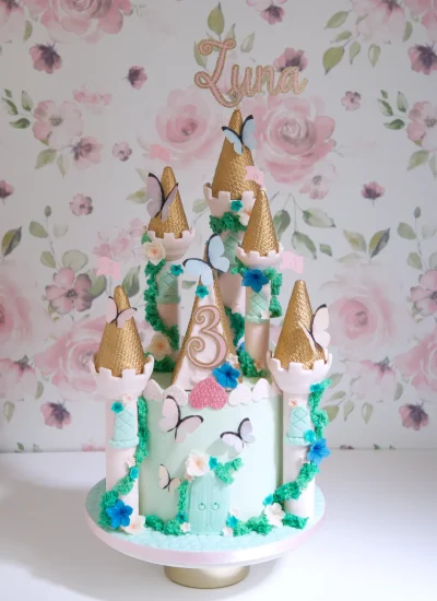 Enchanted Fairytale Castle Cake