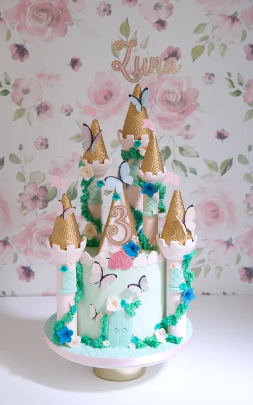 Enchanted Fairytale Castle Cake