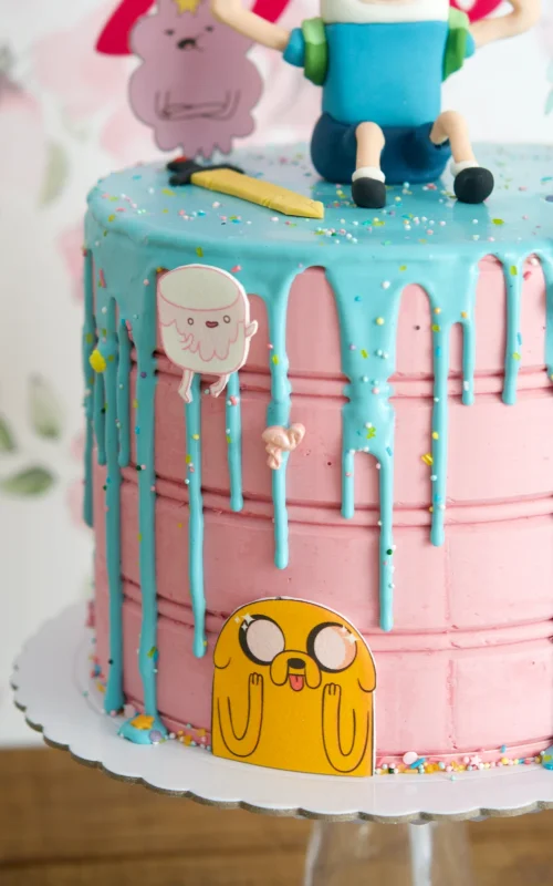 adventure time drip cake