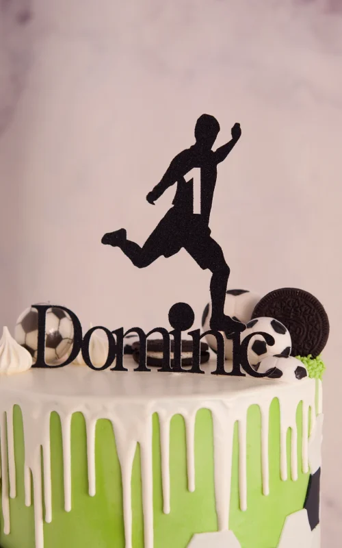 CAKE TOPPER FUTBOL PERSONALIZADO