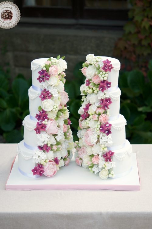 Opulent Bloom Wedding Cake (vegan)