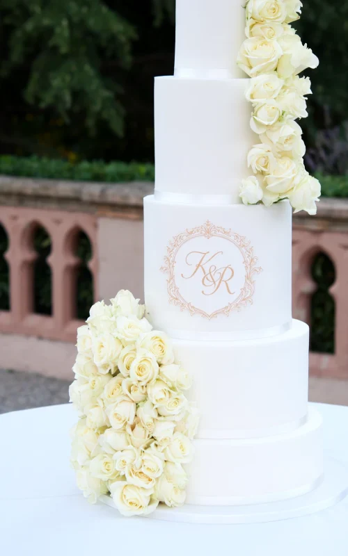 Monogram Luxury Wedding Cake