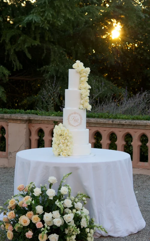 Tarta de Boda Monogram de Lujo