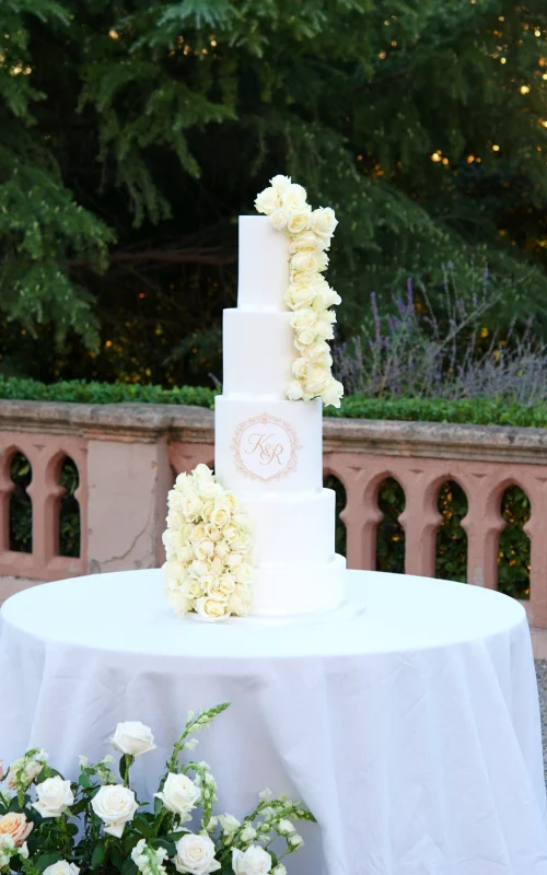 Monogram Luxury Wedding Cake