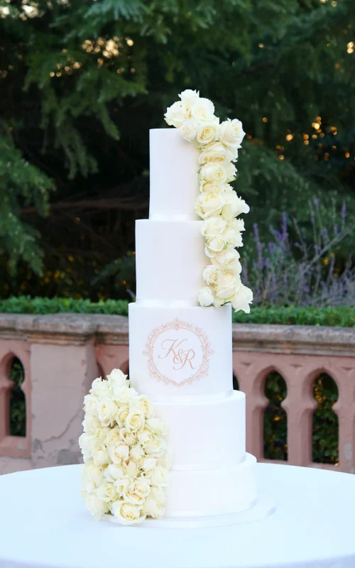 Monogram Luxury Wedding Cake