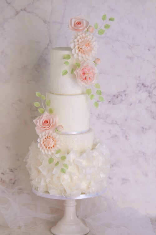 Master Class tartas de boda Ruffle Tulle & Blooms