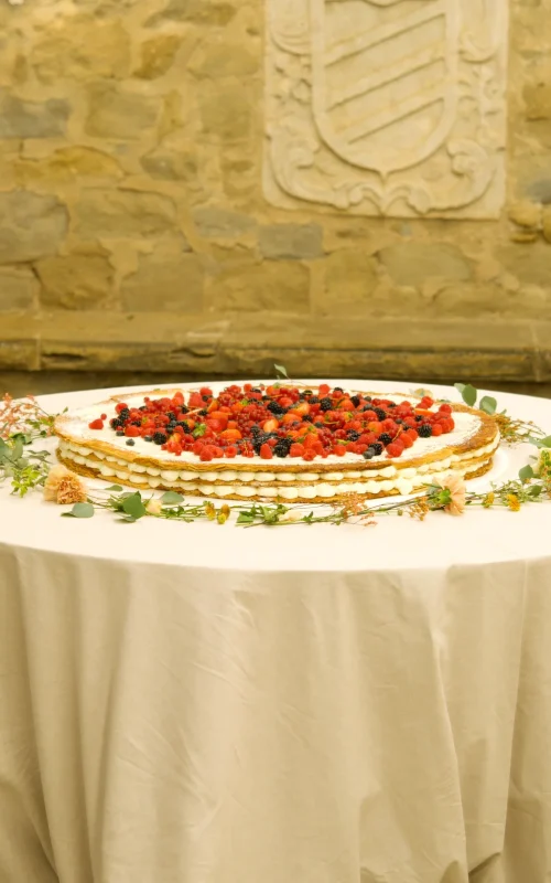 millefoglie wedding cake