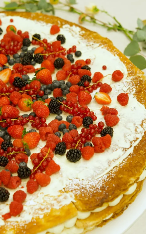 tarta de boda hojaldre