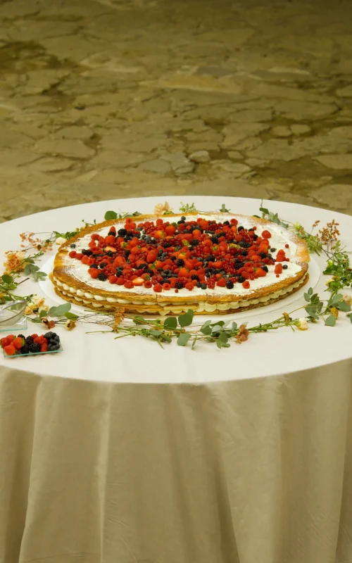 millefoglie wedding cake