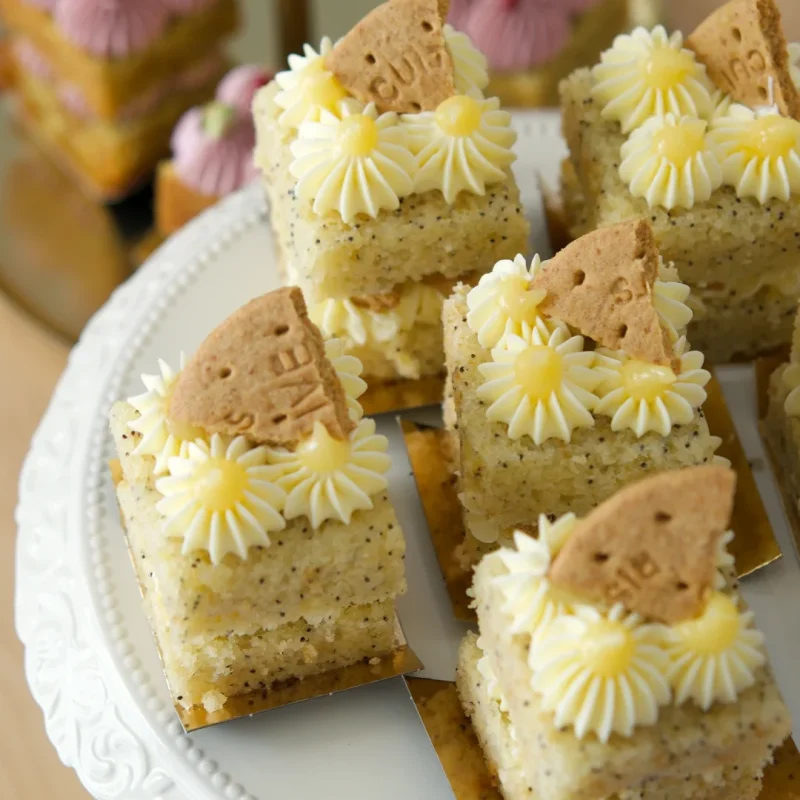 Tarta limon, lemon curd y galleta Barcelona